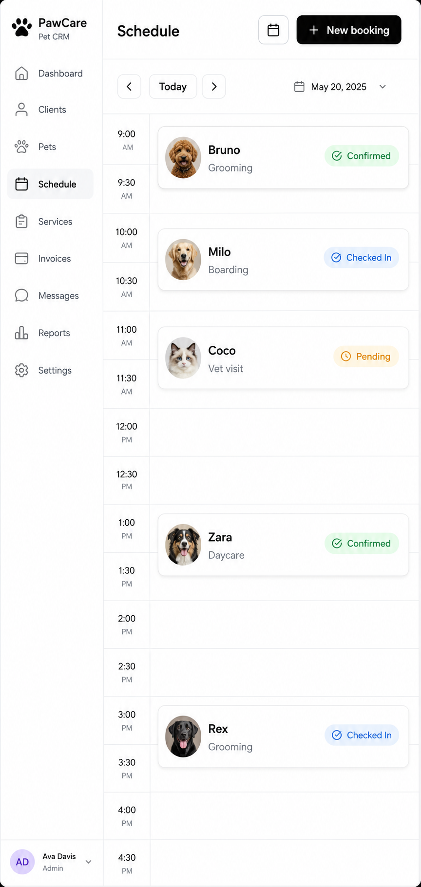 Pet Internal System screenshot 2