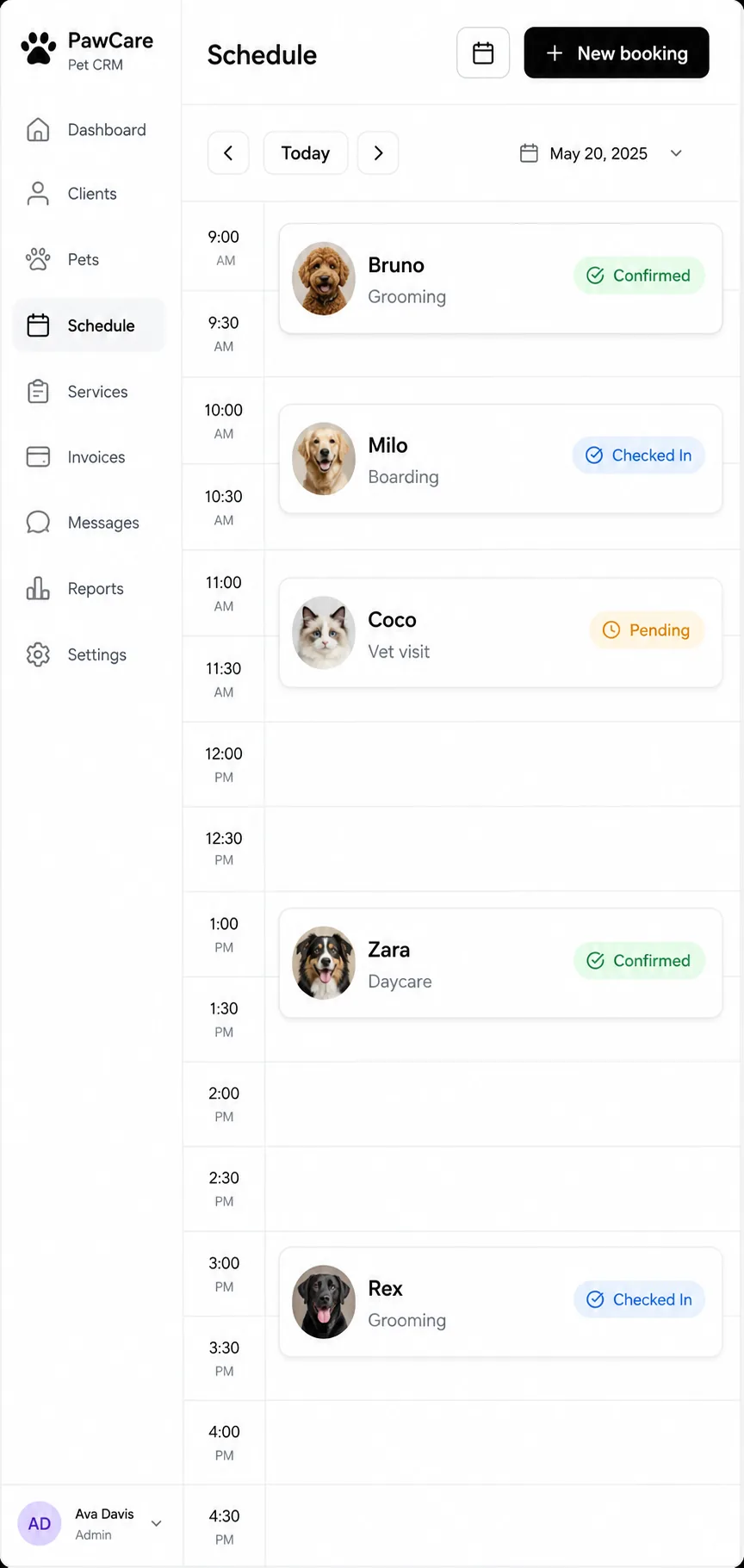 Pet Internal System screenshot 2