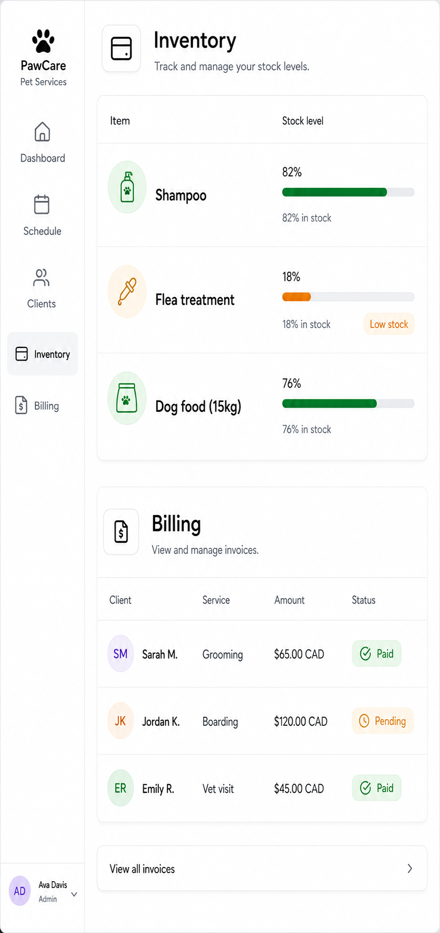 Pet Internal System screenshot 3