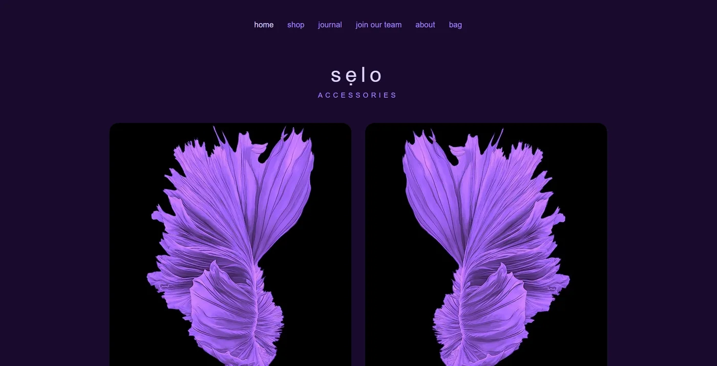Selo homepage